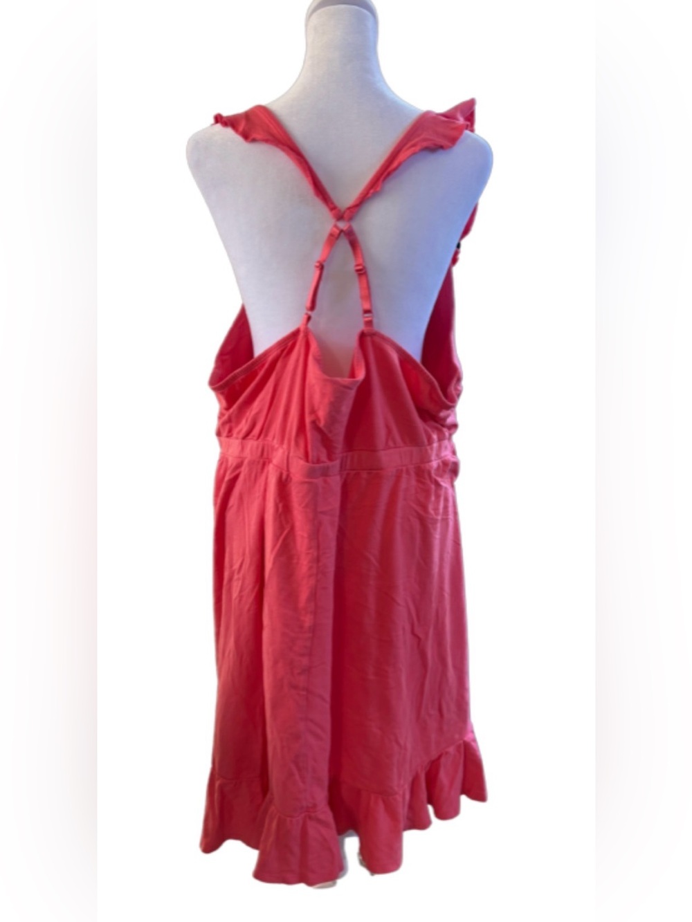 Cacique Coral Ruffle Chemise Nightgown - Picture 4 of 6
